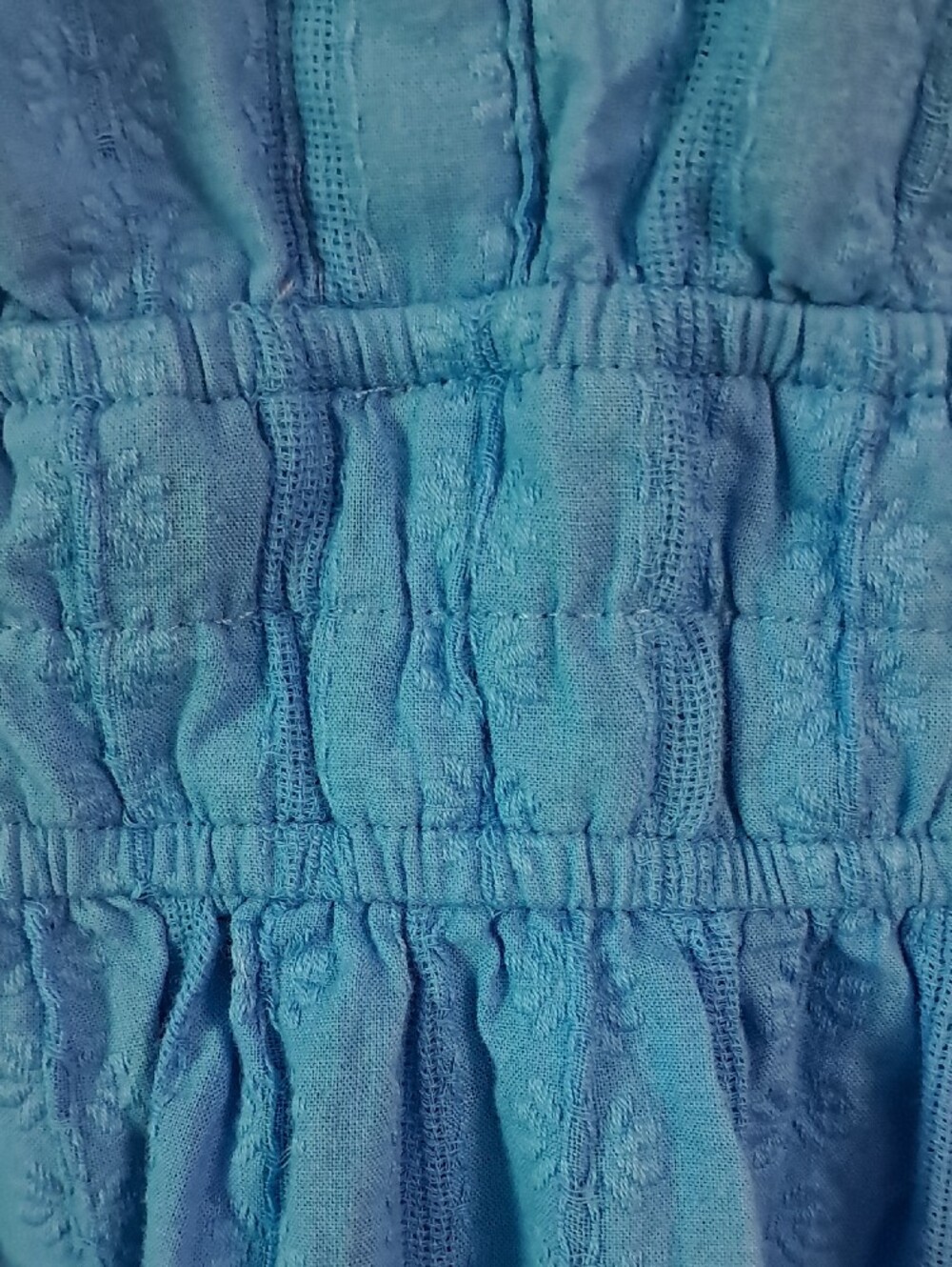 Blue Tiered Maxi Dress - Casual Summer Women Dress - Picture 4 of 6